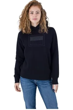 Hurley DWR Wide Hood Fleece Sweat à Capuche, Black, S Femme