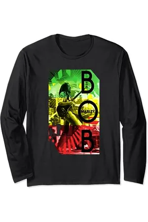 Bob Marley Concert Rasta Stripe Manche Longue