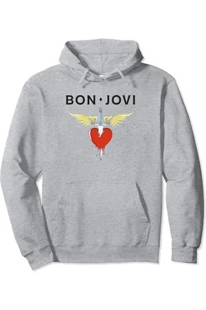 Bon Jovi Dague officielle en forme de cœur Sweat à Capuche