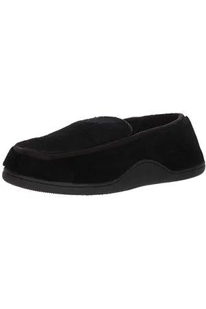Isotoner Totes Microterry Memory Foam Hommes Indoor/Outdoor Slip-on Chaussons