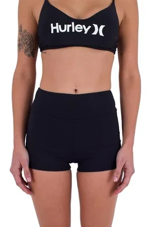 Hurley Short de Natation Max Culotte de Bikini, Black, L Femme
