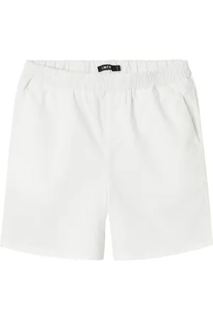NAME IT Nlnhill Noos Short, Blanc, 16 Ans Mixte