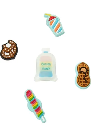 Crocs Carnival Treats 5 Pack, Breloques de Chaussure Unisexe, Multicolor