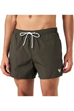 Emporio Armani Swimwear Boxer pour Homme Embroidery Logo Swim Trunks, , 48