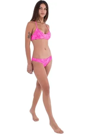 Hurley Jungle Walk Moderate Bottom Culotte de Bikini, , XS Femme