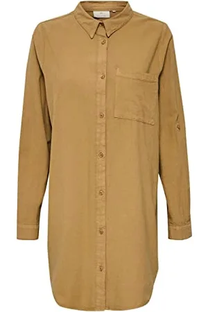 Kaffe Women Shirt Long Sleeve Loose fit KAnaya Shirt Tunic