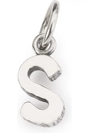 Trollbeads TAGBE-20296 Pendentif lettre pour bracelet, chaîne, porte-clé , idée cadeau, argent sterling, TAGBE-20270, taille unique, Argent sterling, Pas de gemme