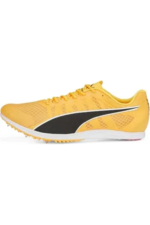 PUMA Homme Evospeed Distance 11 Chaussures athlétiques, Sun Stream Black Silver, 47 EU