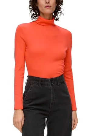 QS by s.Oliver 2139592 T-Shirt à Manches Longues avec col roulé, , 36 Femme