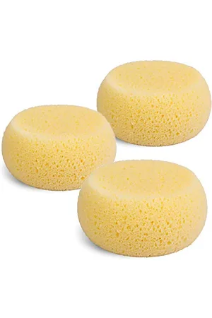 Suavinex Lot 3 Éponges de Bain pour Bébés, Enfants et Nouveau-Nés, Éponges Hydrophiles, Éponges Douces et Très Absorbantes, Longue Durée, pour la Toilette Quotidienne et L