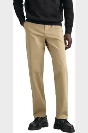 GANT Chinos sergé régulier Pantalon, , 40W x 32L Homme