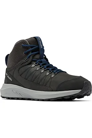 Columbia TRAILSTORM CREST MID WATERPROOF Chaussures Montantes De Randonnée Et Trekking imperméables Homme, Noir (Shark x Admiral), 45 EU