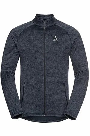 Odlo Homme T-shirt à manches longues avec fermeture éclair TENCIA