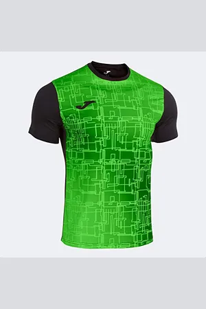 Joma T-Shirt Manches Courtes Elite VIII Vert Fluor - Garçon, 101929.117.4Xs-3Xs