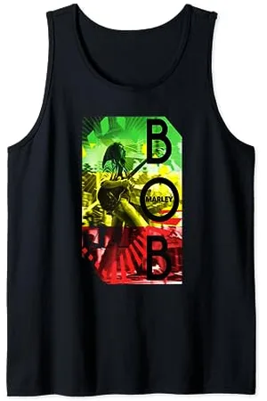Bob Marley Concert Rasta Stripe Débardeur