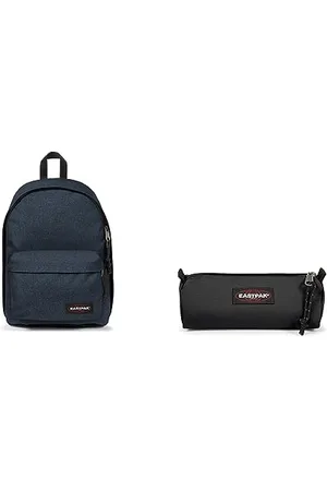 Eastpak Out of Office Sac à dos, 44 cm, 27 L, Bleu & Benchmark Single Trousse, 21 cm, Noir (Black)