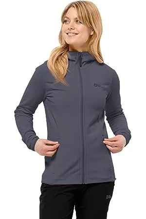 Jack Wolfskin Baiselberg Hooded Fz W Veste en Polaire Femme, , Large