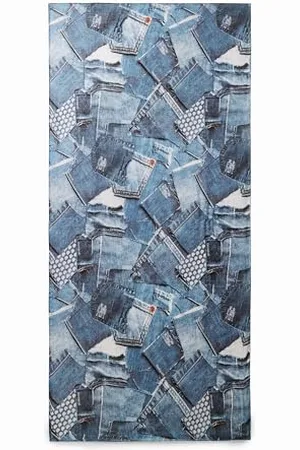 Desigual Rectangle Fou_Denim, , Taille Unique Femme