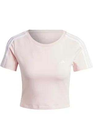 adidas Femme Essentials 3-Stripes Crop Tee, , L