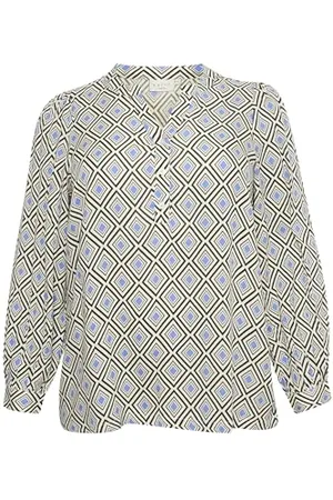 Kaffe Women Blouse Long Sleeve Plus Size