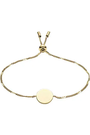 Fossil Bracelet Pour Femmes Vintage Iconic, Longueur Intérieure Max:216mm Bracelet En Acier Inoxydable Doré, JF03020710