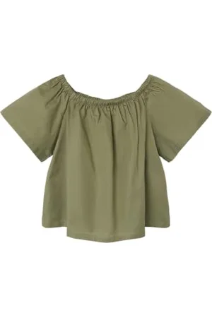 NAME IT Nkfnetop Deniza Top Chemisier à Manches Courtes, , 146 cm-152 cm Fille