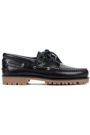 Martinelli Chaussures Bateau en Cuir Austin pour Homme Color Black