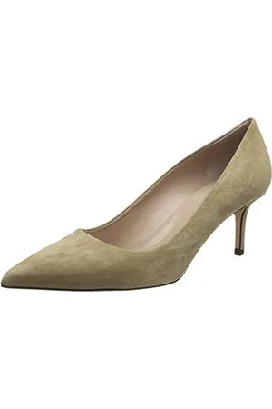 HUGO BOSS Femmes INES Pump 60-S Escarpins à Bout Pointu en Cuir suédé Italien