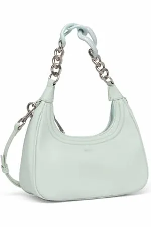 Replay Sac à main femme avec détail chaîne, Bleu Cobalt Pastel 449 (turquoise), taille unique