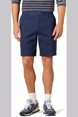 Amazon Short Chino Confortable en Tissu Extensible, Entrejambe 23 cm, Coupe Classique Homme, , 34W