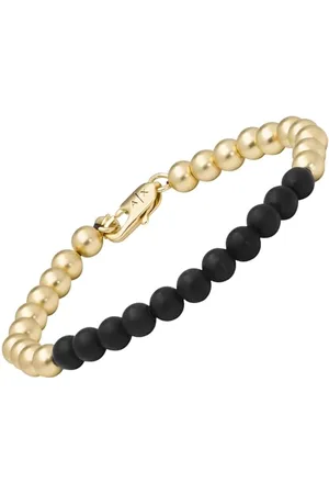Armani Exchange Bracelet homme perles en métal bicolore, AXG0119710