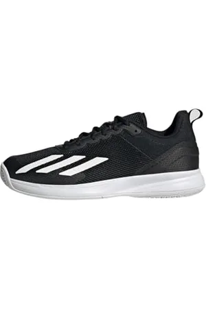 adidas Homme Courtflash Speed Tennis Shoes Chaussures, Core Black/Cloud White/Matte Silver, 44 2/3 EU