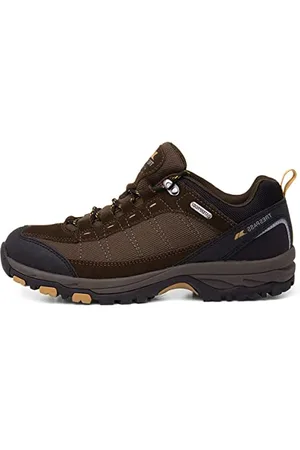Trespass Homme Scarp Chaussures de Randonnée Basses, Marron (Dark Brown DK B), 46 EU