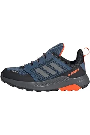 adidas Terrex Trailmaker Rain.RDY Hiking Shoes Chaussures de randonnée, Wonder Steel/Grey/Impact Orange, 31 EU