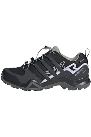 adidas Femme Terrex Swift R2 Gore-TEX Hiking Shoes Chaussures de randonnée, Core Black/Solid Grey/Purple Tint, 38 EU
