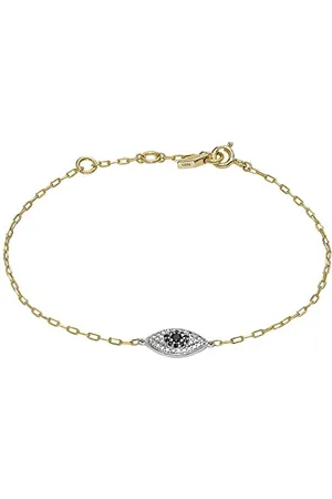 Fossil Bracelet Pour Femmes En Argent Sterling, Longueur : 165mm+30mm, Largeur : 12.4mm, Hauteur : 7.6mm Or, Argent Bracelet En Argent Sterling Plaqué Or 14K, JFS00582998