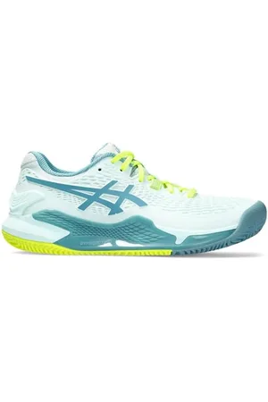 Asics Femme Gel-Resolution 9 Clay Sneaker, Soothing Sea/Gris Blue, 37 EU