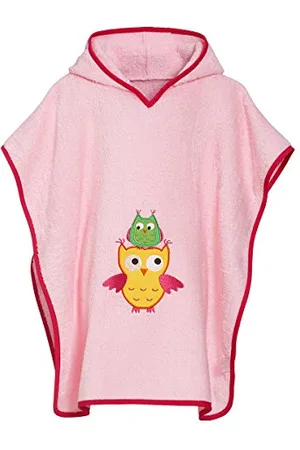 Playshoes Unisex Kinder Poncho Mixte enfant Rose (Rosa 14), S (bis ca. 4 ans)