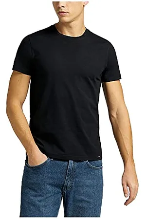 Lee Twin Pack Crew T-shirt Homme, , XL/Tall (Lot de 2)
