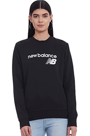 New Balance Core NB Pull Classique en Polaire à col Rond, Femme