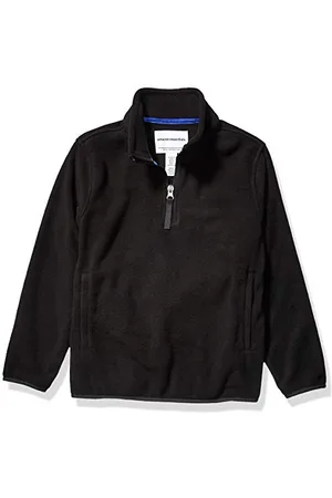 Amazon Veste Zippée 1/4 en Molleton Polaire Garçon, , 4 Ans