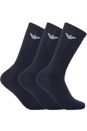 Emporio Armani Emporio Armani Homme 3-pack Medium Socks Sporty Terrycloth Lot de 3 paires chaussettes moyennes, , Taille unique EU