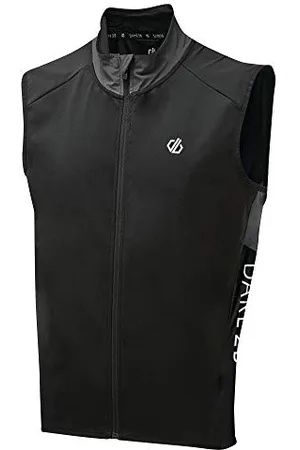 Dare 2B Gilet sans manches Technique Cycle Sequel léger avec dos Long, Poche arrière et DÉTAILS réfléchissants Cycle Tops Homme Black FR: L (Taille Fabricant: L)