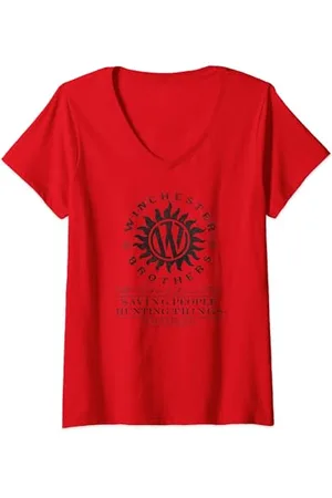 Supernatural Winchester Anti Possession T-Shirt avec Col en V