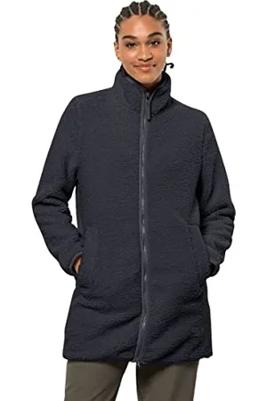 Jack Wolfskin High Cloud Fleece Mantel Femme Noir , M
