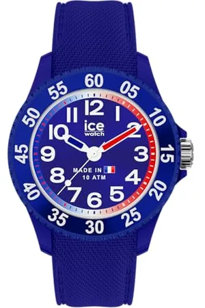 Ice-Watch ICE cocorico Cartoon Blue white red - Montre bleue pour garçon avec bracelet en silicone - 023253 (Small)