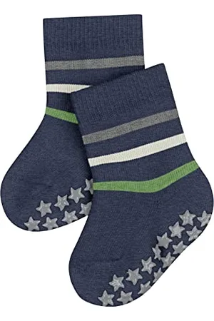 Falke Multi Stripe B HP coton picots sur la semelle 1 paire, Chaussette pour chausson Mixte bébé, Bleu (Light Denim 6668), 80-92