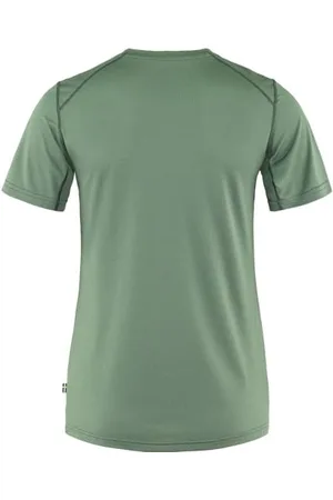 Fjällräven Fjallraven 84106-614 Abisko Day Hike SS W T-Shirt Femme Patina Green Taille L