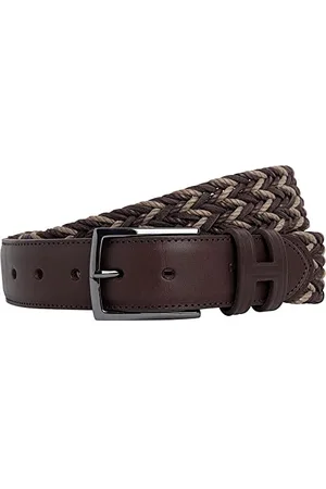Hackett HERRNGBNE Plait Belt Ceinture, , S Homme