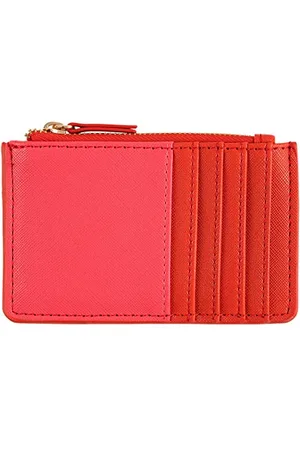 DRAEGER PARIS 1886 DRAEGER Paris - Porte-Carte - 12,5 x 8 cm - Rouge - Zippé, Unisexe - Accessoire, Mode, Fashion, Tendance - Idée Cadeau Amis, Famille, Fête des Mères, Fête des Pères, Anniversaire